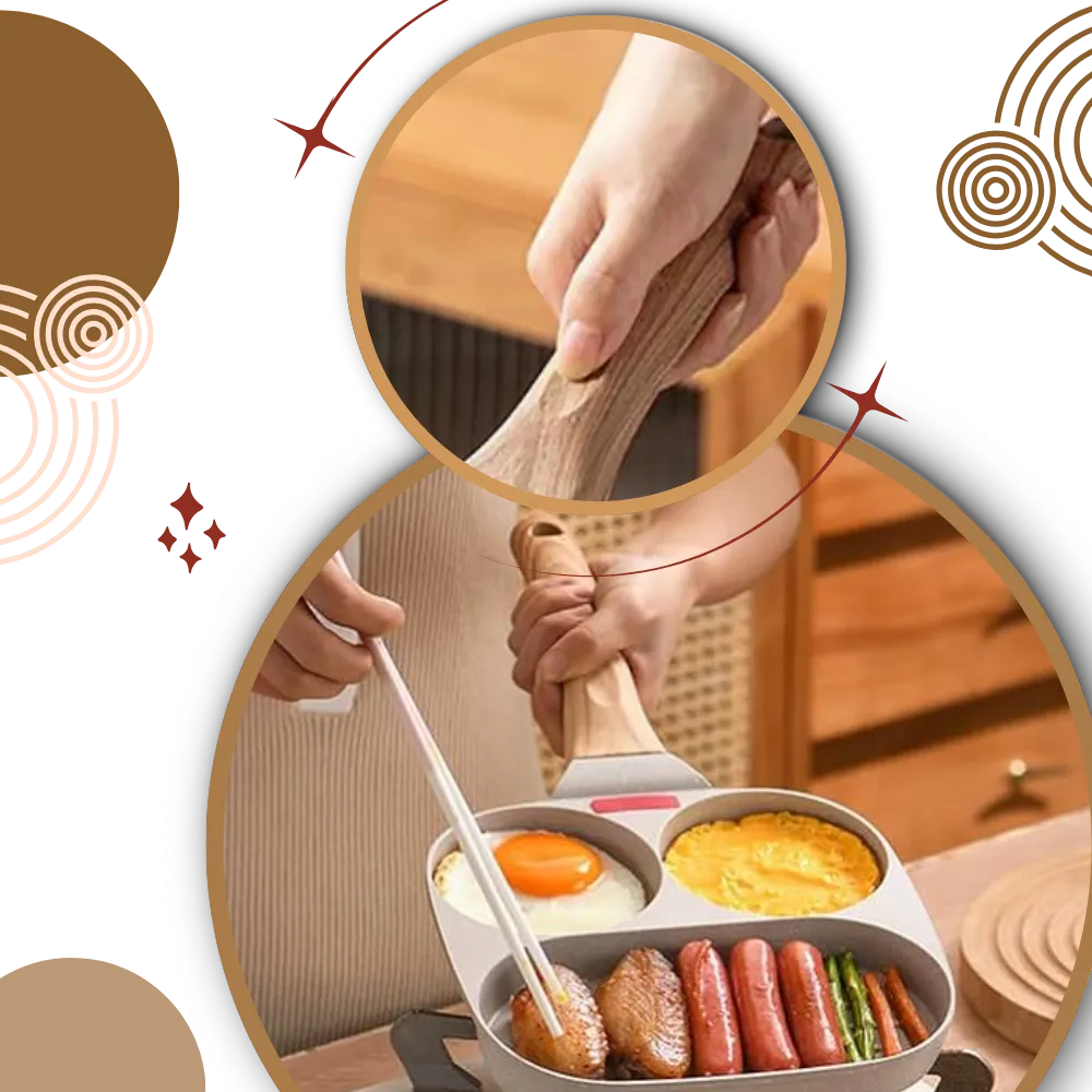 Multi-Section Cooking Pan