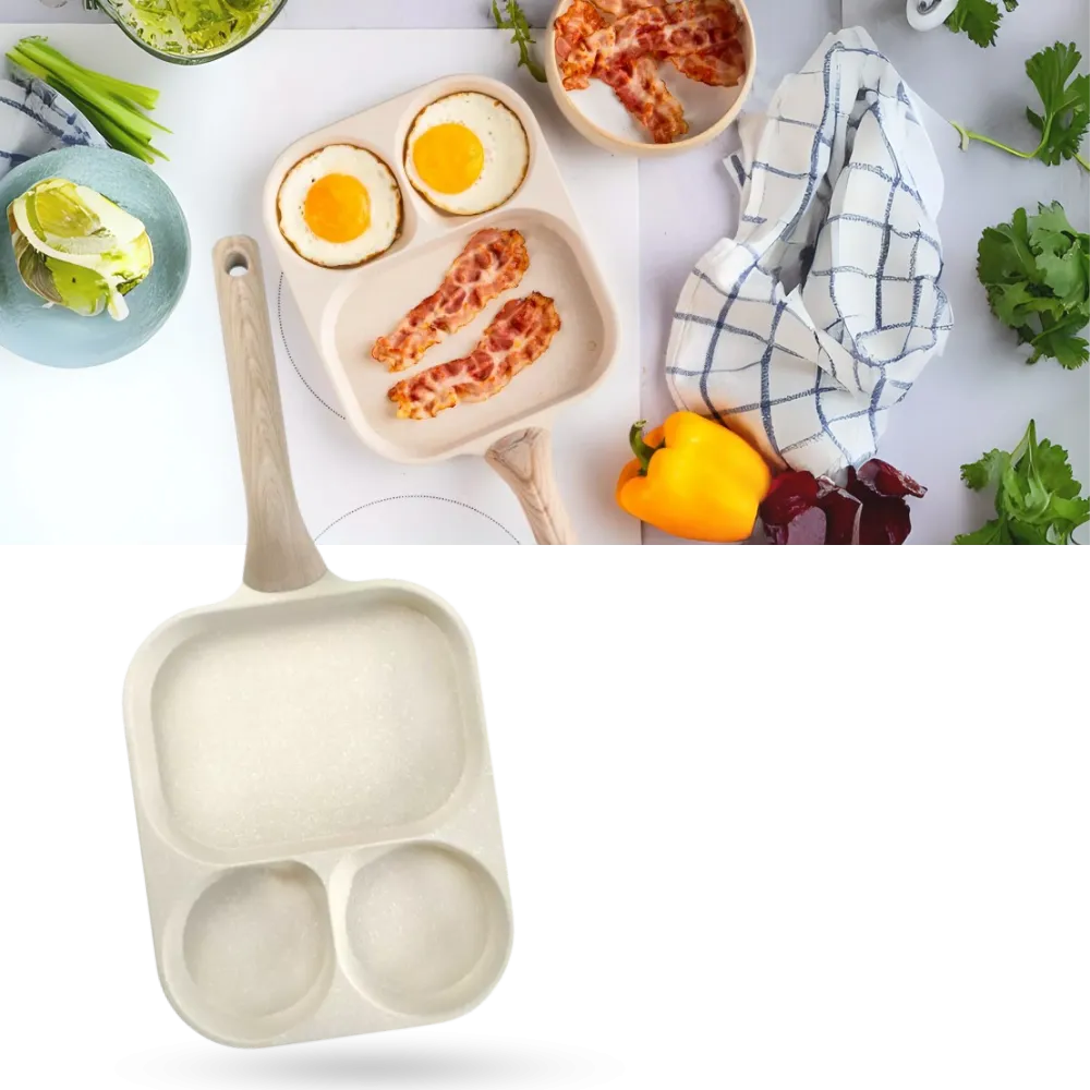 Multi-Section Cooking Pan