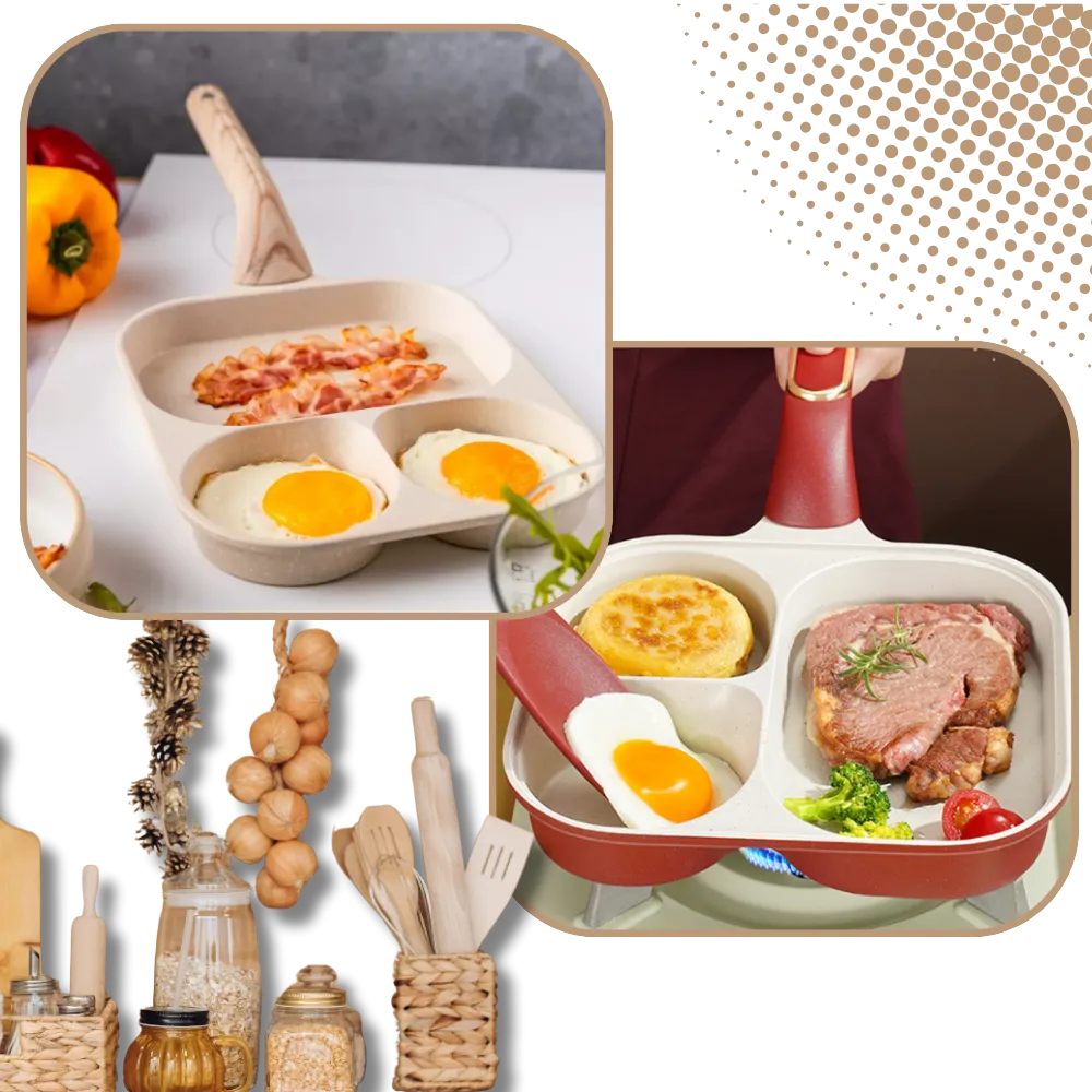 Multi-Section Cooking Pan