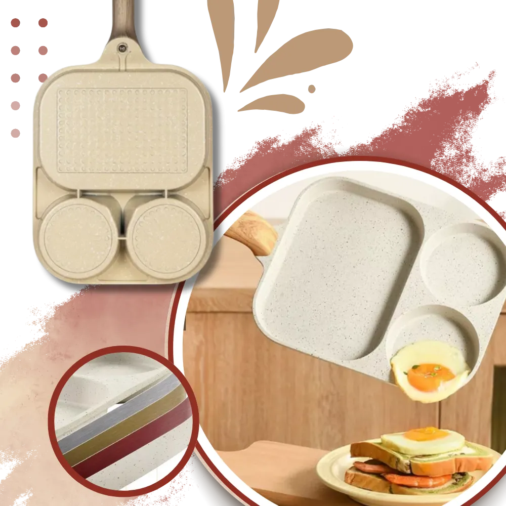 Multi-Section Cooking Pan