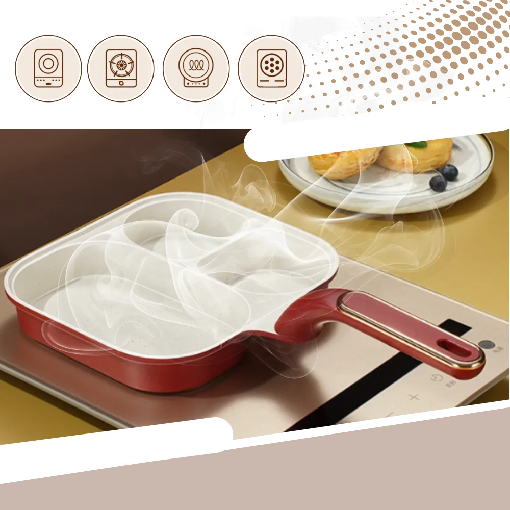 Multi-Section Cooking Pan