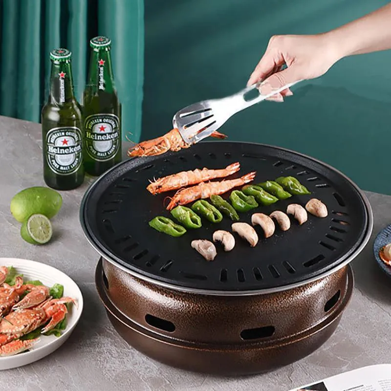 Multifunctional Charcoal Barbecue Grill Household Korean BBQ Grill Port