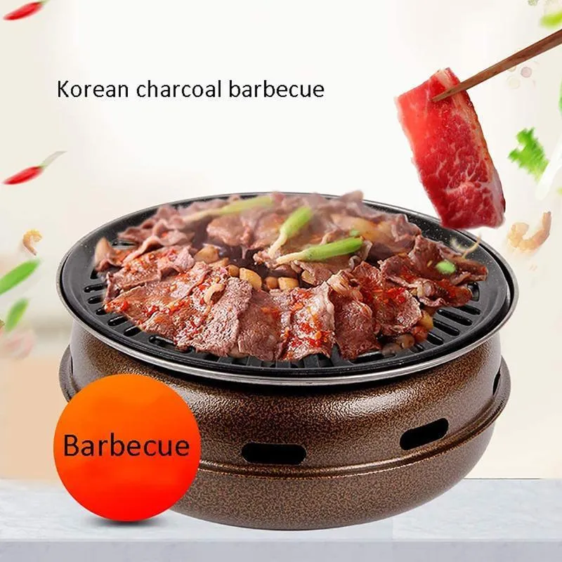 Multifunctional Charcoal Barbecue Grill Household Korean BBQ Grill Port