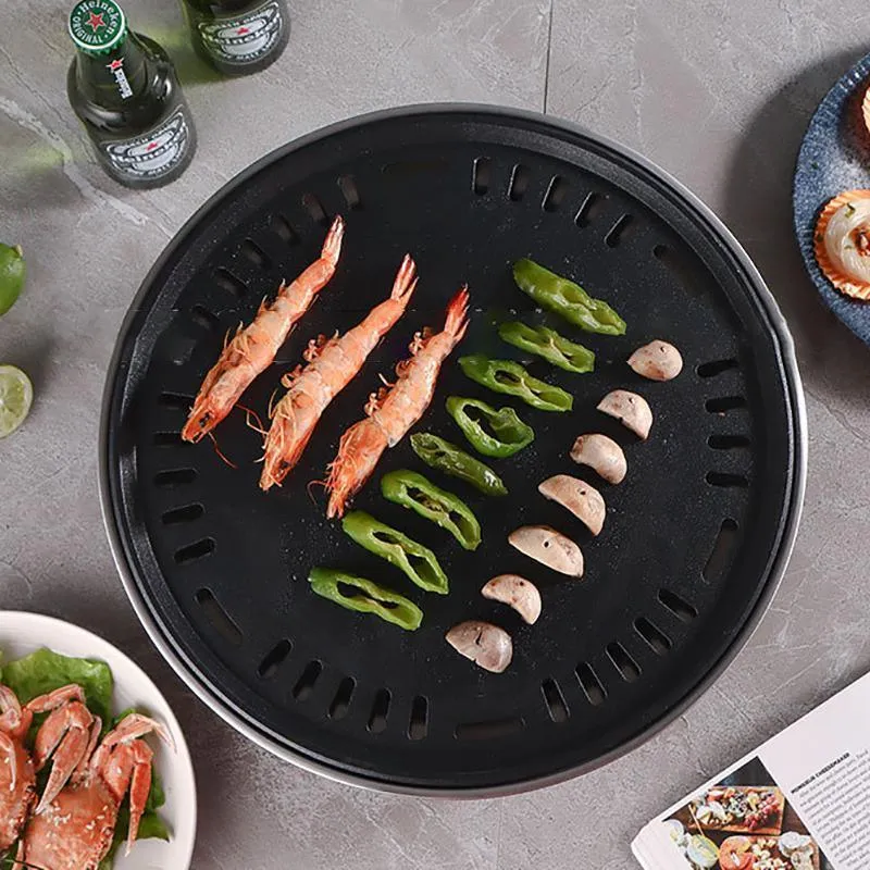 Multifunctional Charcoal Barbecue Grill Household Korean BBQ Grill Port
