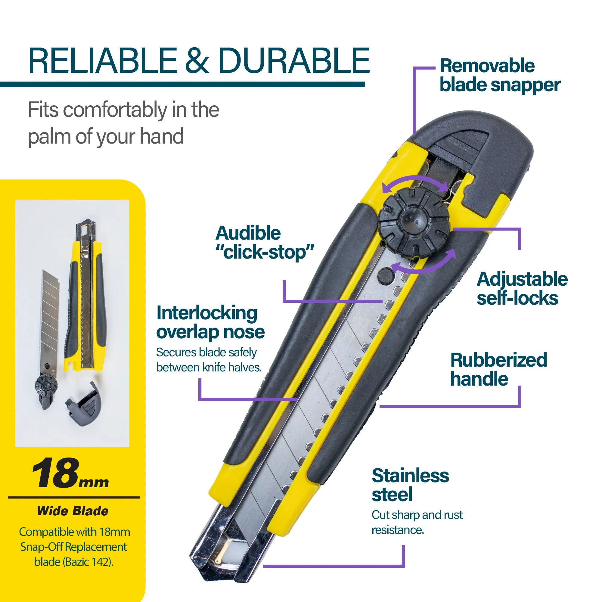 Multipurpose Cutter Steel Top w/ Cushion Grip
