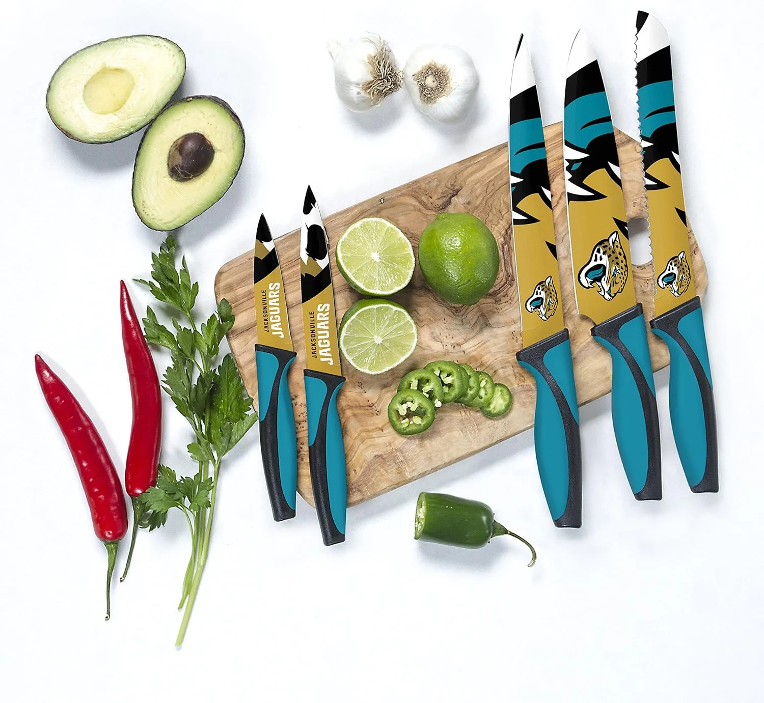 NFL Jacksonville Jaguars Kitchen Knives