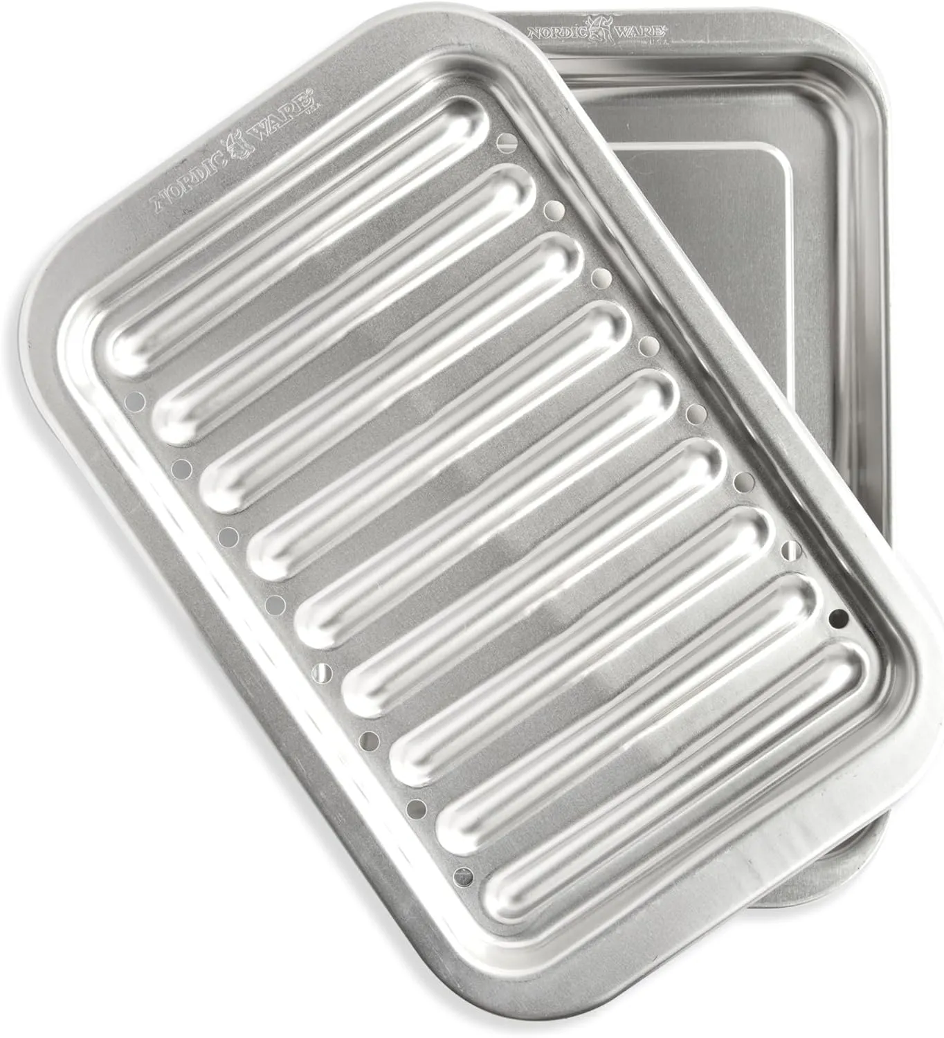 Nordic Ware Naturals Classic Broiler Pan, 2-Piece