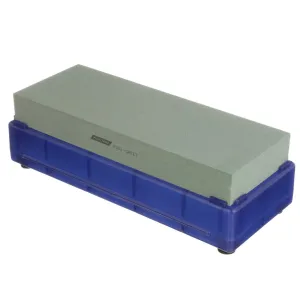 Norton Knife Sharpener Whetstone - Japanese Knife Sharpening Stone with 220 Grit Stone and Sharpening Stone Holder