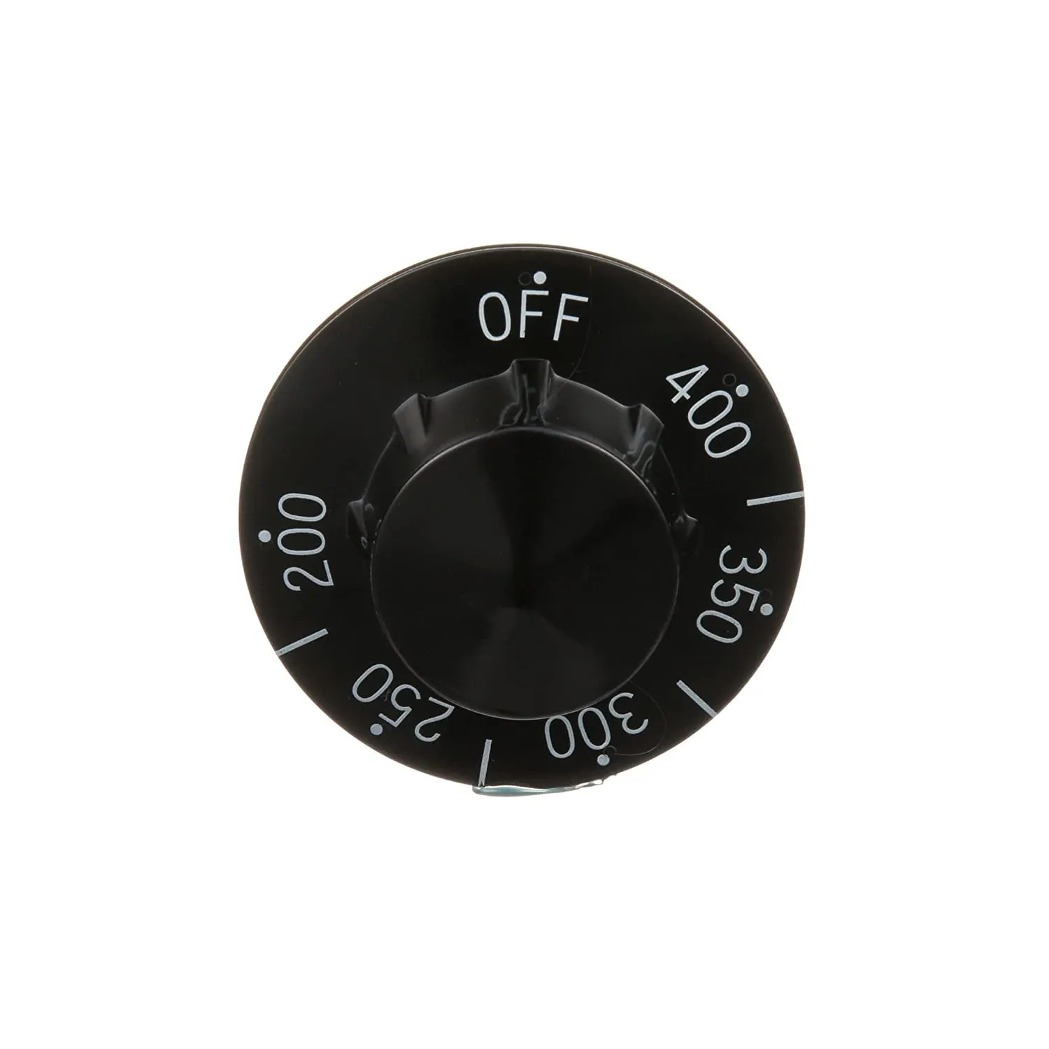 OCS Parts 2-Pack 200-400°F Black Thermostat Dial Knob for Commercial Fryers and Ranges | Direct Replacement fo Dean, Frymaster, Pitco, Vulcan Hart and More
