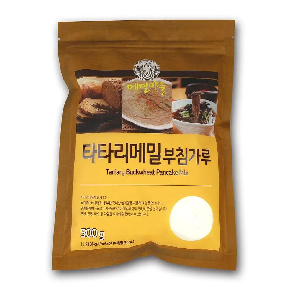 ODAESANFOOD Tartary Buckwheat Pancake Mix 500g, For crispy taste, Better for cooking Buchimgae, Korean pancake, Pan-fried, K-food