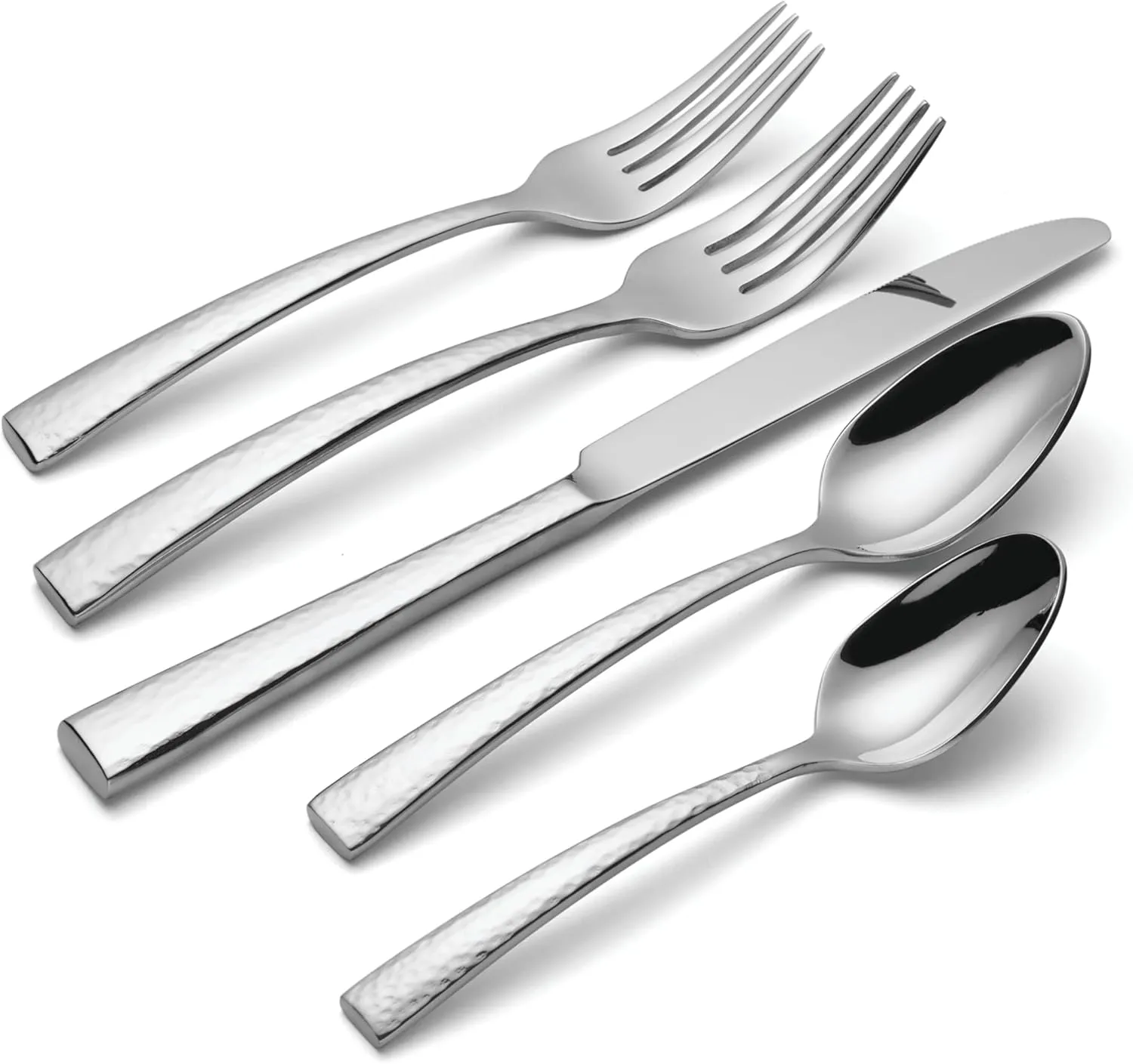 Oneida Cabria Piece Fine Flatware Set, 45 Count, Metallic