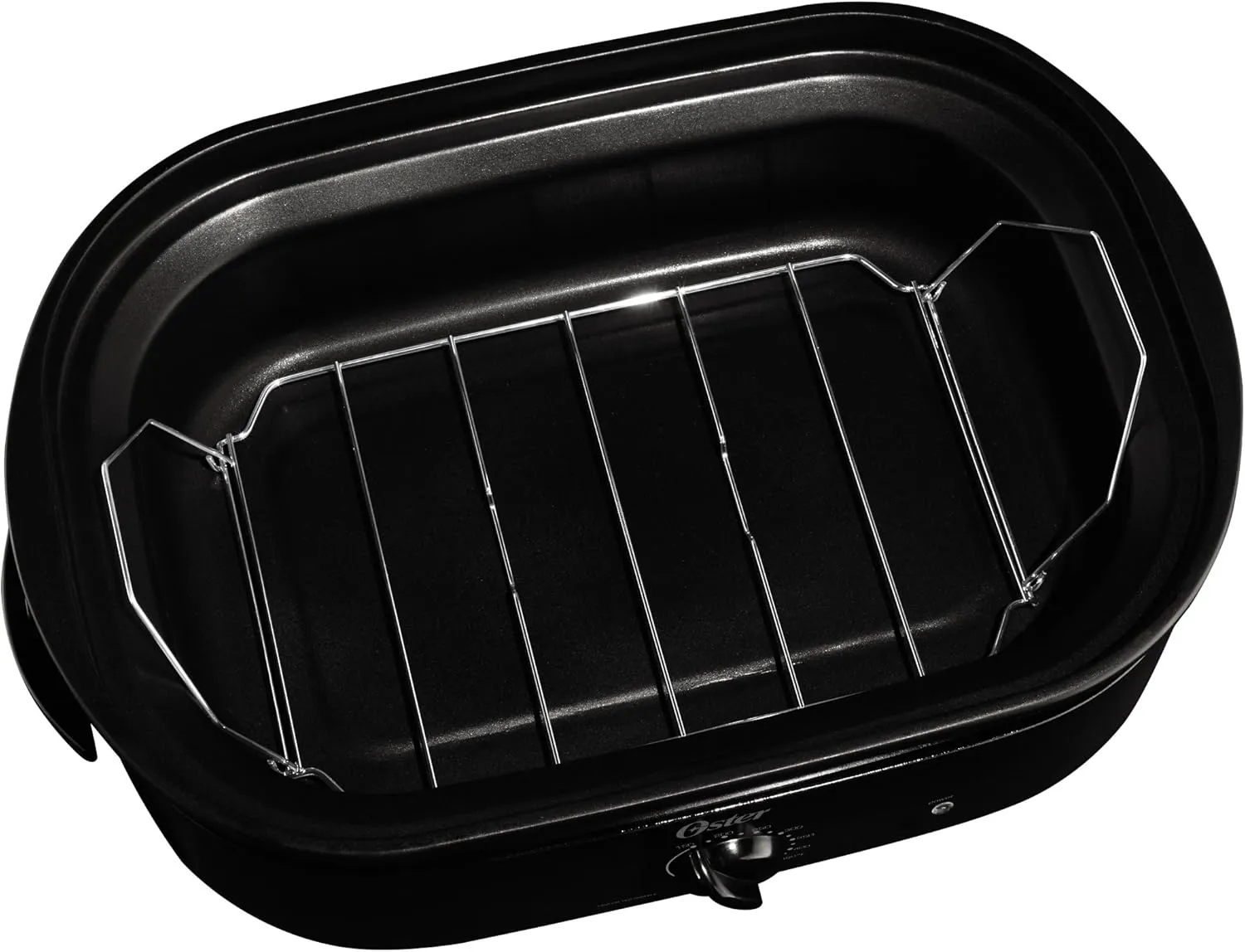 Oster CKSTRS18-BSB-W 18-Quart Roaster Oven with Self-Basting Lid, Black