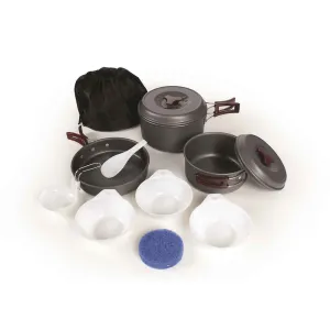 Outdoor Nesting Cookware Set with Folding Handles