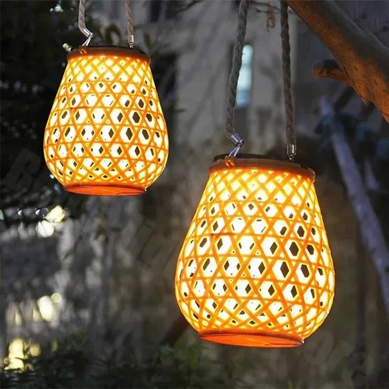 Outdoor Solar Lanterns  - Waterproof Hanging Solar LED Lantern Decor