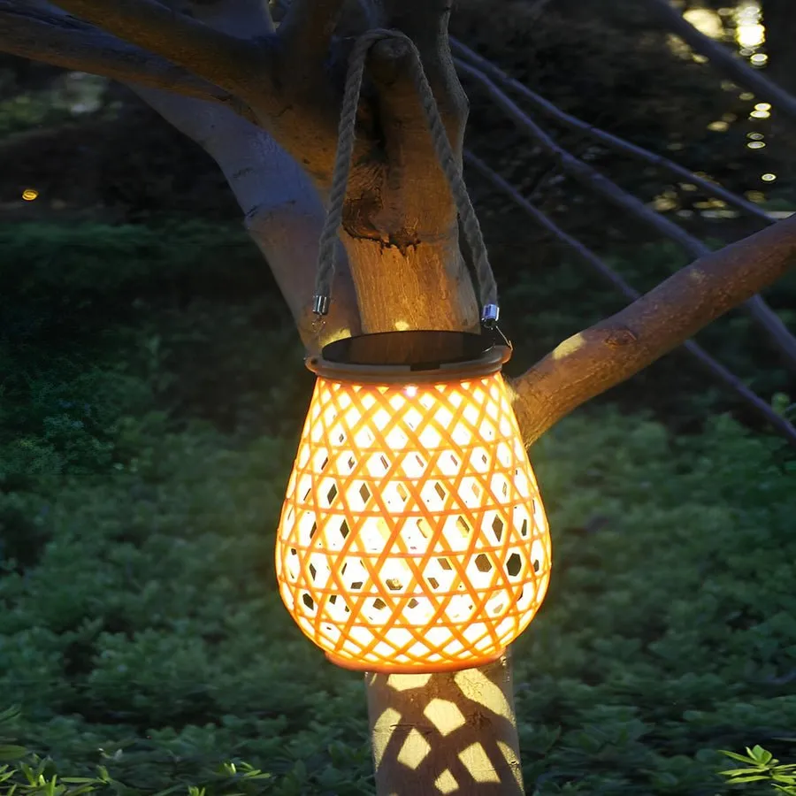 Outdoor Solar Lanterns  - Waterproof Hanging Solar LED Lantern Decor