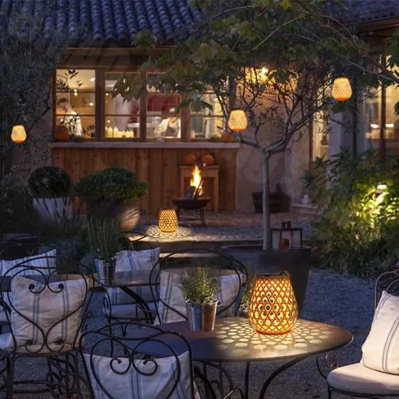 Outdoor Solar Lanterns  - Waterproof Hanging Solar LED Lantern Decor