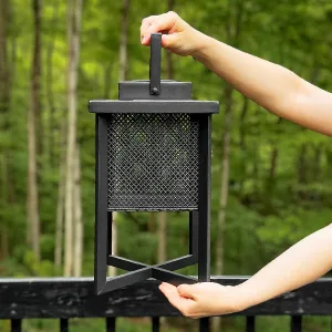 Outdoor Solar Metal Lantern