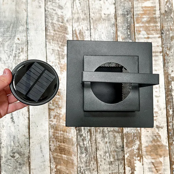 Outdoor Solar Metal Lantern
