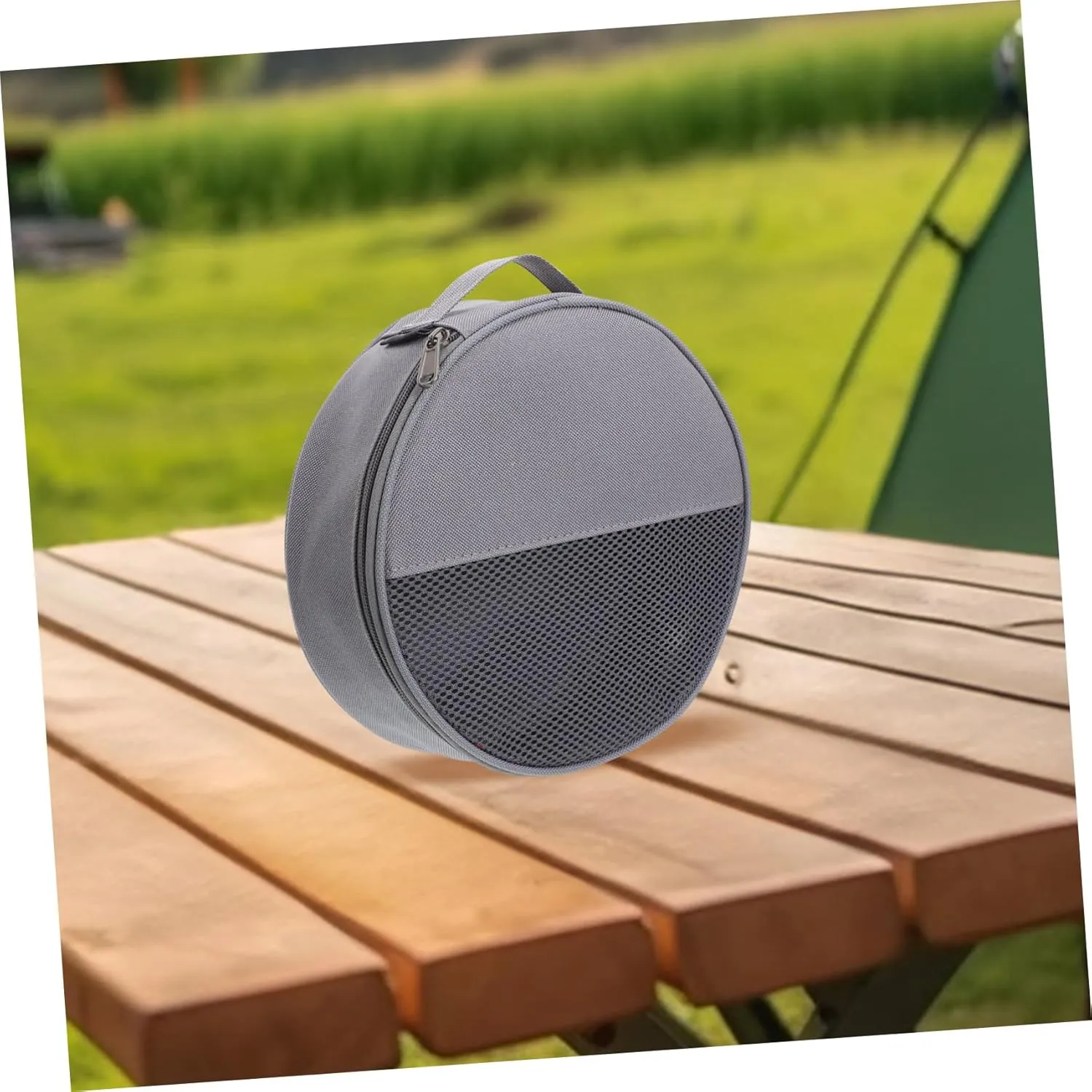 Outdoor Tableware Bag Canvas Bag Camping Cooking Tools Bag Tableware Container Outdoor Plate Bag Outdoor