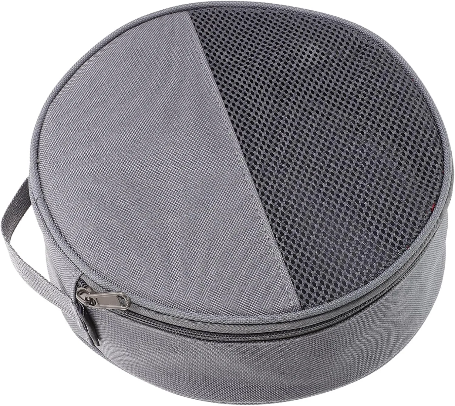 Outdoor Tableware Bag Canvas Bag Round Dish Container Bag for Plate Tableware Pouch Camping Supplies