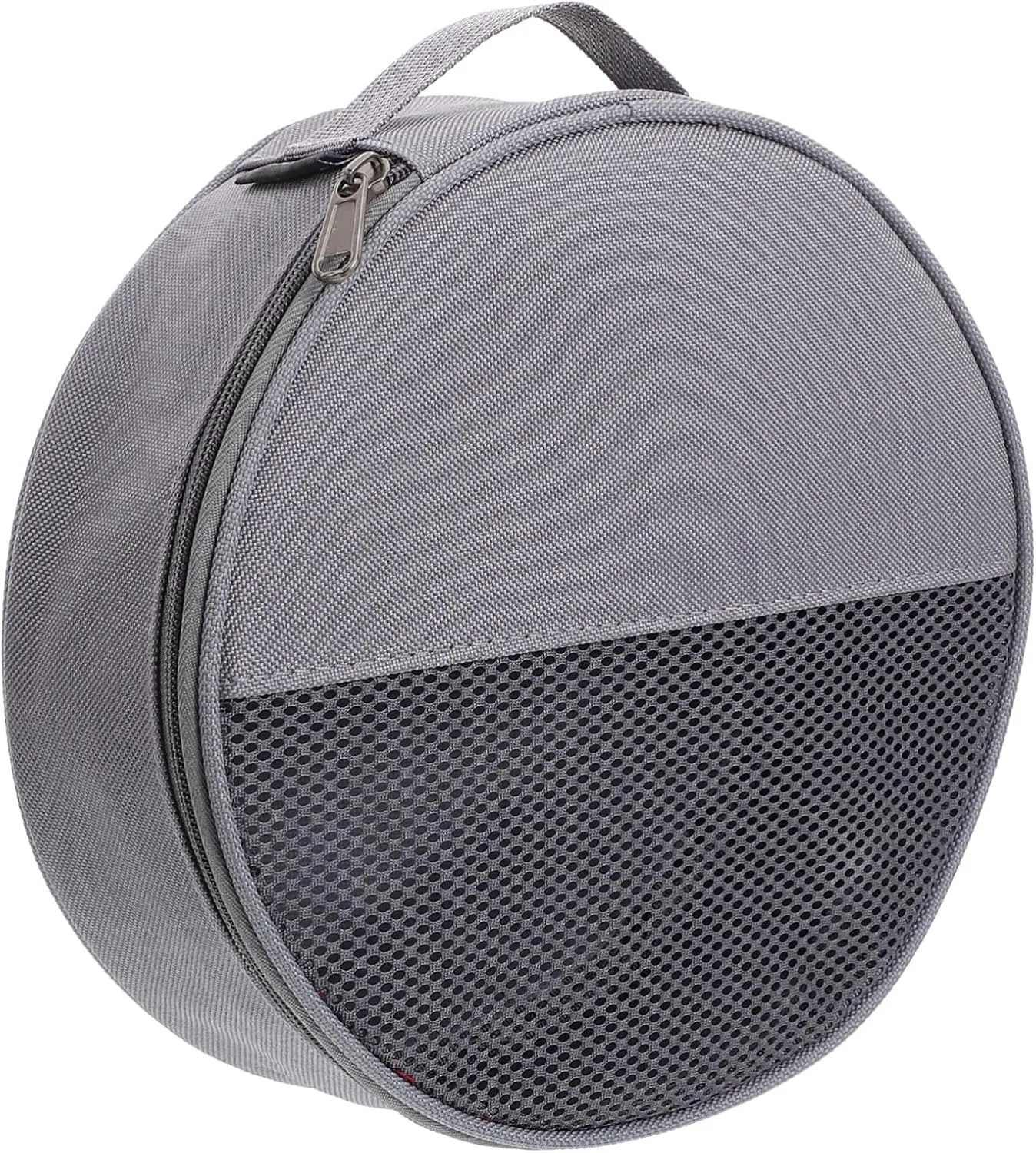 Outdoor Tableware Bag Canvas Bag Round Dish Container Bag for Plate Tableware Pouch Camping Supplies