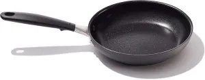 OXO Good Grips 8" Frying Pan Skillet, 3-Layered German Engineered Nonstick Coating, Stainless Steel Handle with Nonslip Silicone, Black