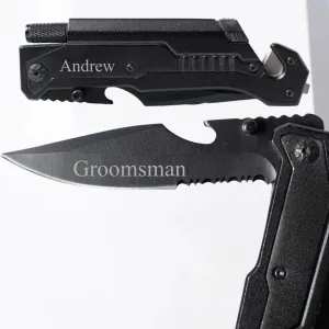 Personalized Knife with Flashlight