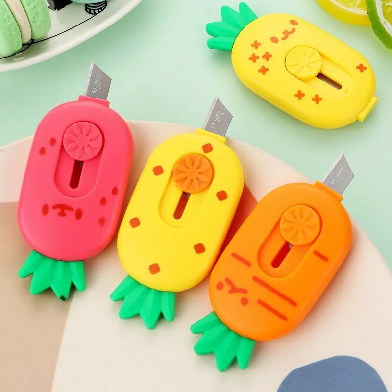Pineapple Mini Utility Knife: Craft, Wrapping & Envelope Cutter