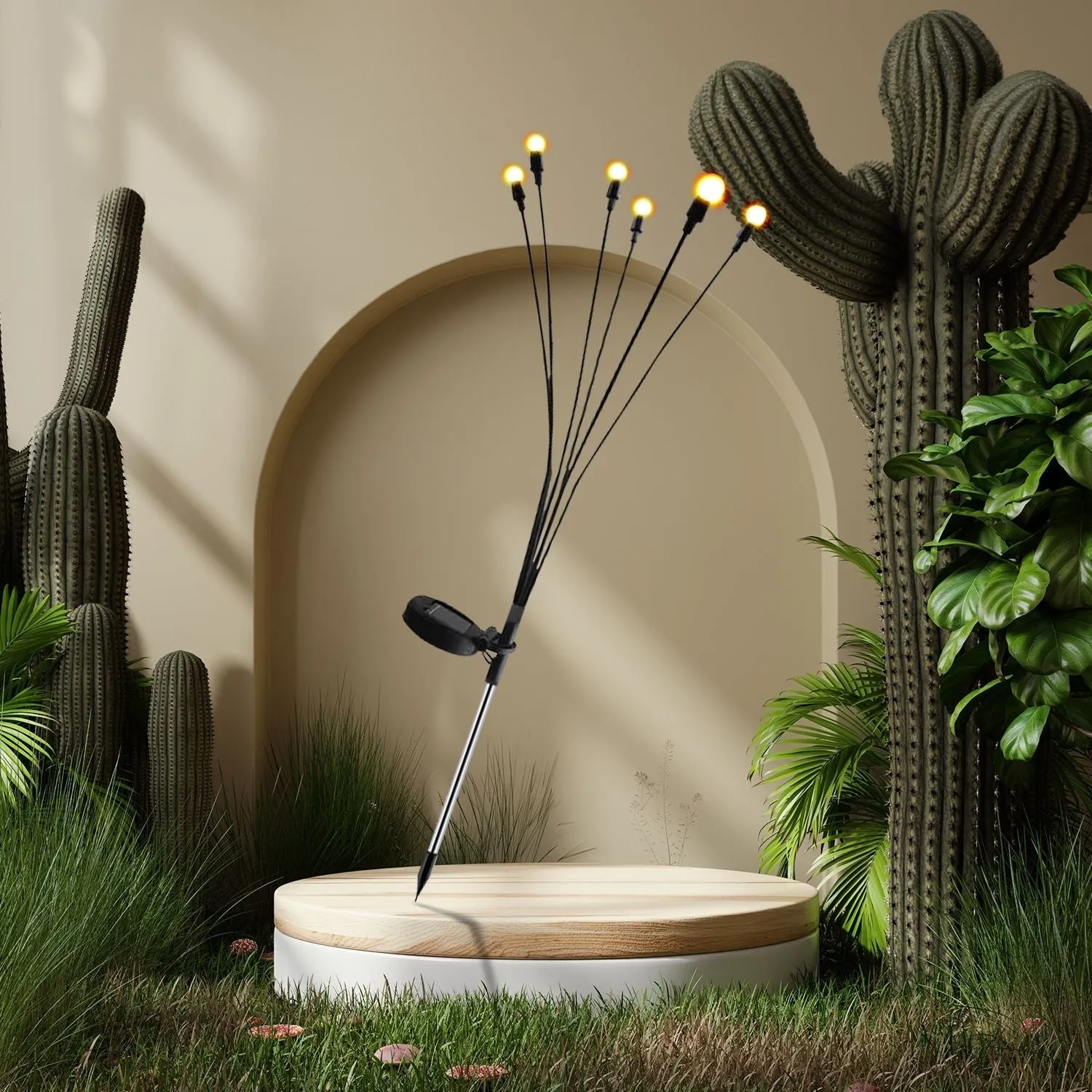 Powered (Warm) Touch-sensitive NOVEDEN Solar 3 Firefly Lights Premium for less Pieces
