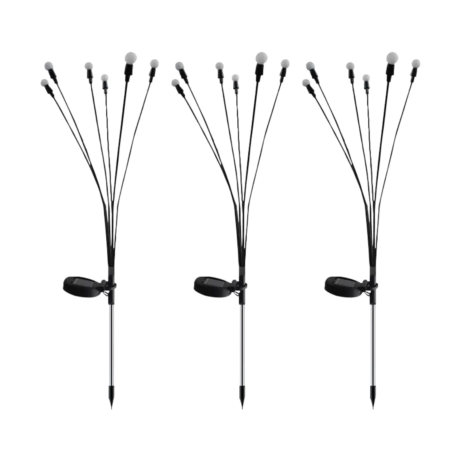 Powered (Warm) Touch-sensitive NOVEDEN Solar 3 Firefly Lights Premium for less Pieces