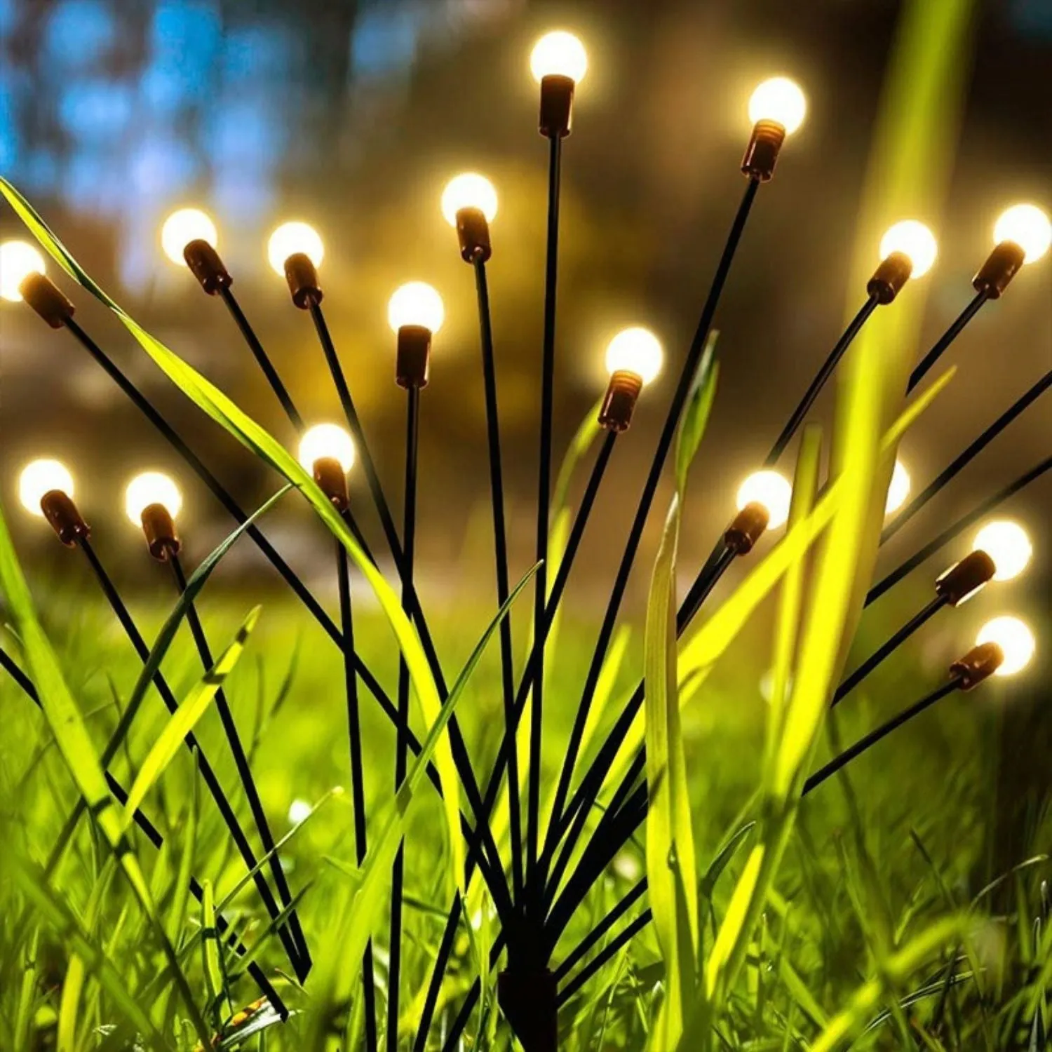 Powered (Warm) Touch-sensitive NOVEDEN Solar 3 Firefly Lights Premium for less Pieces
