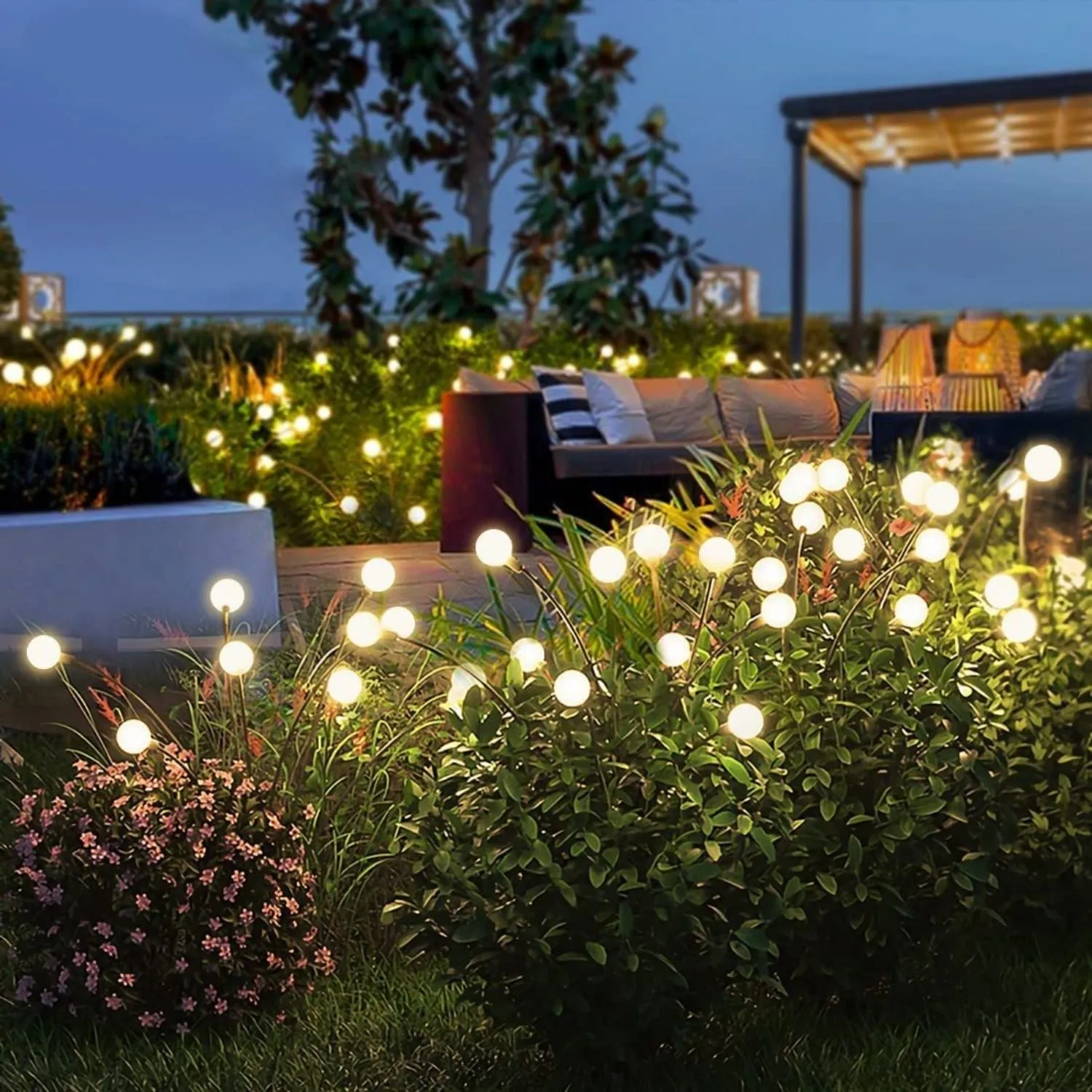 Powered (Warm) Touch-sensitive NOVEDEN Solar 3 Firefly Lights Premium for less Pieces