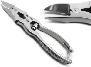 Professional Ingrown Toe Nail Cutters Clippers Pliers | Side Cutters Straight Curved | Beauty Gouges | Cuticle Pushers Skin Knife (Cantilever Cutter Silver)
