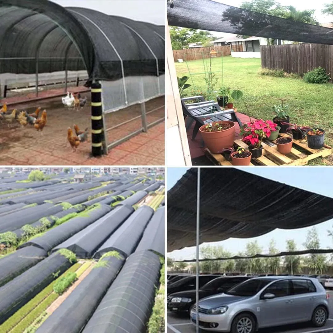 QLOFEI Shade Cloth for Garden, 90% Sunblock Neting Cover Shade Cloth with Grommets, Sun Protection Screens for Patio Kennel Chicken Coop Pergola Greenhouse Plants Cover Mesh Tarp, 10x15 FT