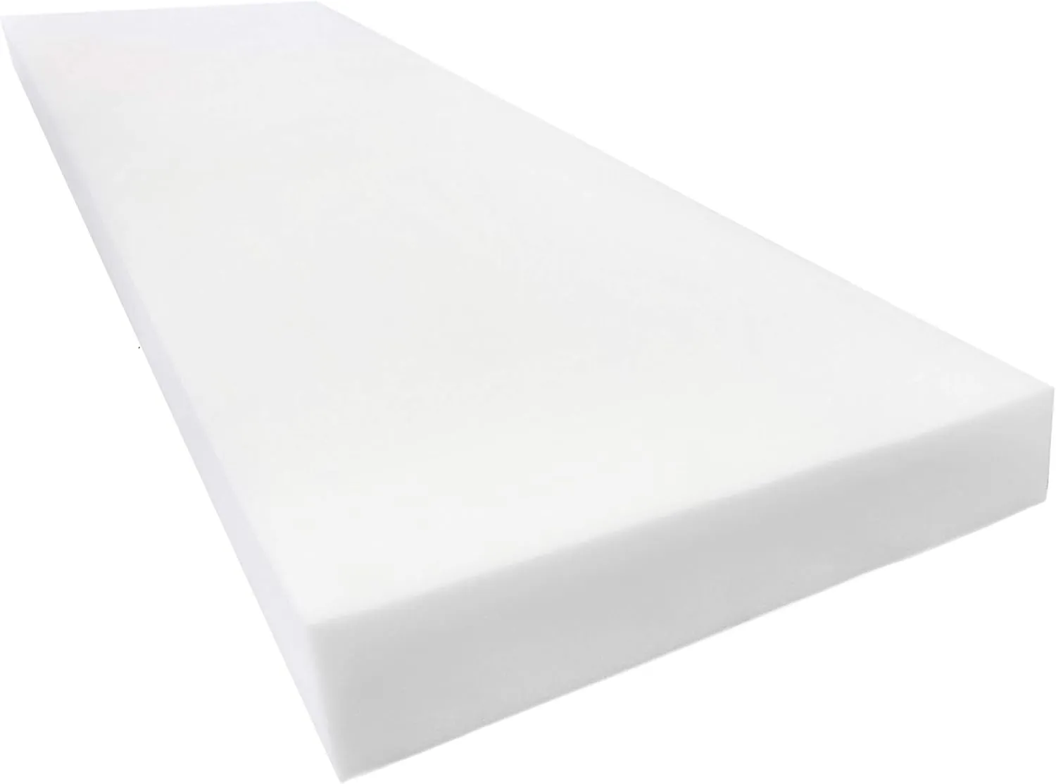QOMFY 5" Height x 18" Width x 72" Length 1.8 Density 33ILD (Semi-Firm) Upholstery Foam Cushion Made in USA - Perfect for Chairs, Sofas, Headboards, Packaging, Crafts and DIY Projects.