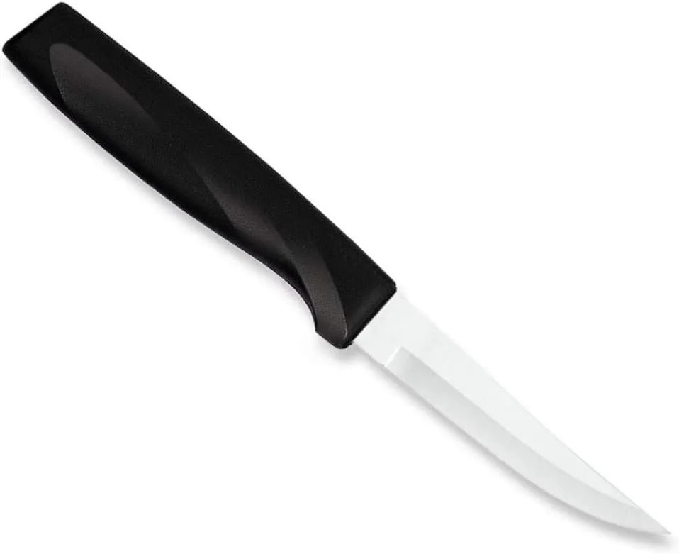 Rada Cutlery Anthem Series Heavy Duty Paring Knife, Made in USA, Black Handle
