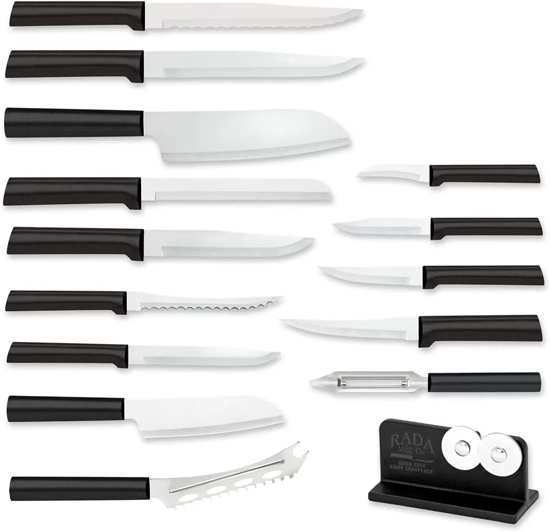 Rada Cutlery Ultimate Collection 15 Pc Gift Set, Piece, Black Handle