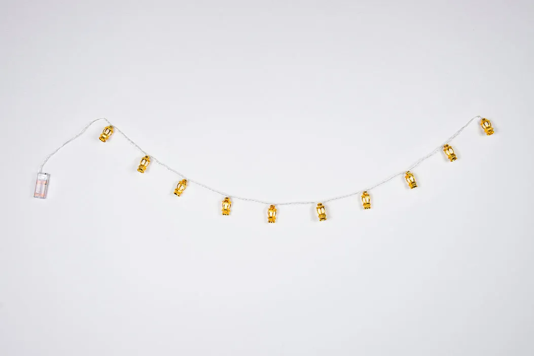 Ramadan Golden Lantern Light String