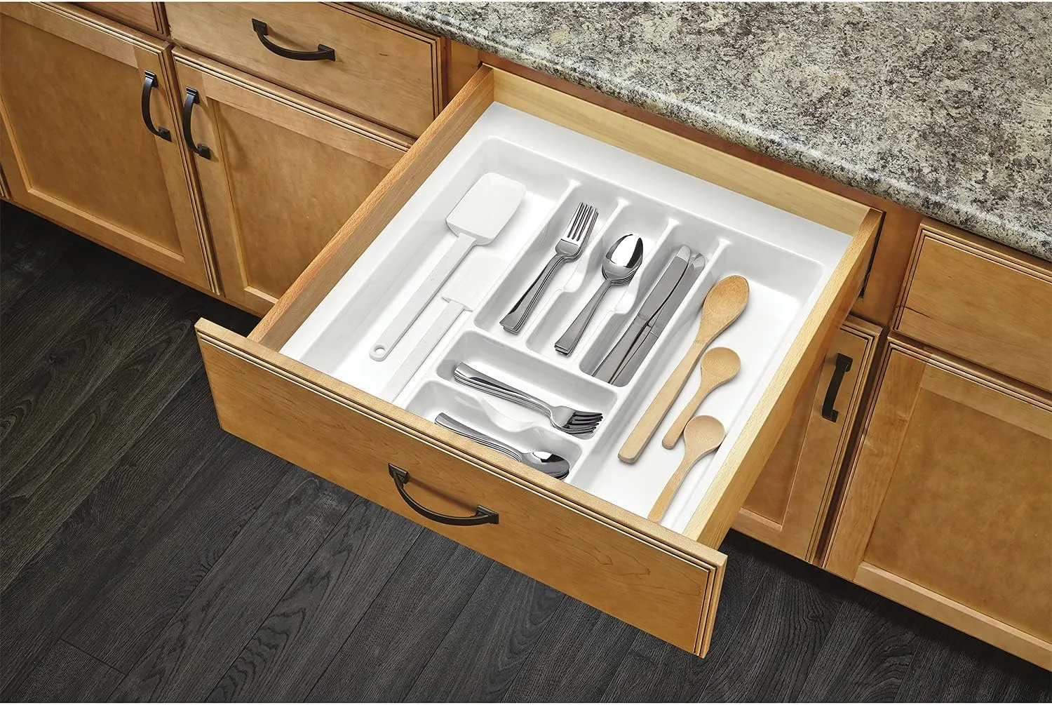 Rev-A-Shelf - CT-4W-52 - Extra Large White Cutlery Tray Drawer Insert