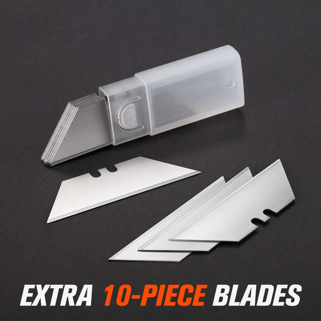 REXBETI 2-Pack Folding Utility Knife Heavy Duty Retractable Box Cutter