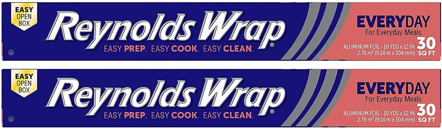 Reynolds Wrap Aluminum Foil (30 Sq Ft (Pack of 2))