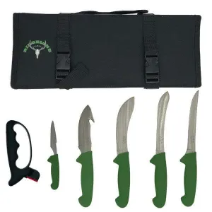 Ridgeline Knife 5pc Roll w Sharpener