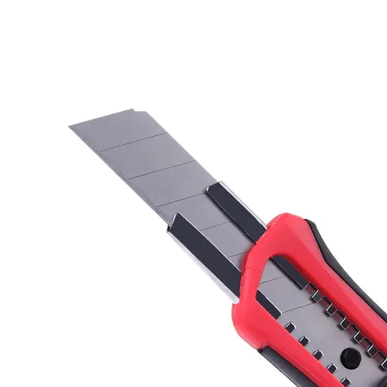 Ronix Model Rh-3006 Wholesale Best 18mm Snap Blade Cutter Knives Heavy Duty Rubber Aluminium Retractable Utility Knife