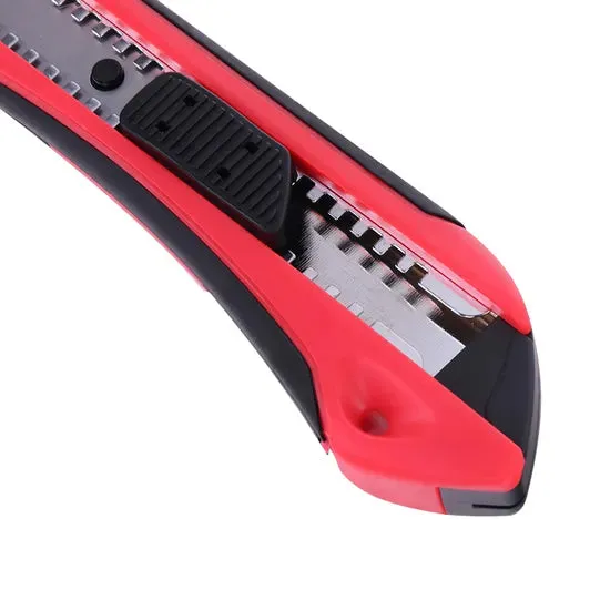 Ronix Model Rh-3006 Wholesale Best 18mm Snap Blade Cutter Knives Heavy Duty Rubber Aluminium Retractable Utility Knife