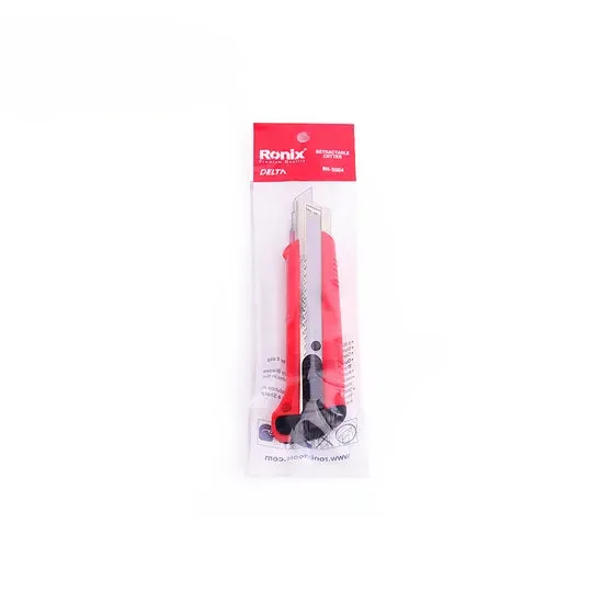 Ronix Rh-3004~3006 Plastic DIY Automatic Pocket Utility Paper Knife Cutter