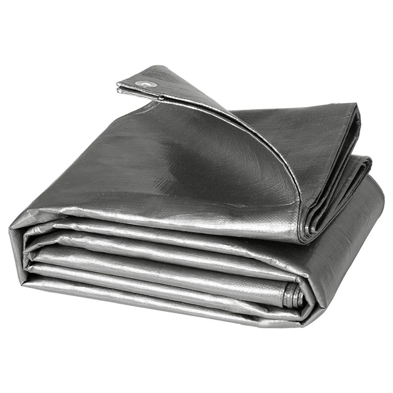 Rootz Heavy Duty Waterproof Tarpaulin - Protective Tarp - Bar Cover - High-Density PE - UV Resistant - 180g/m² - 50cm Metal Eyelets