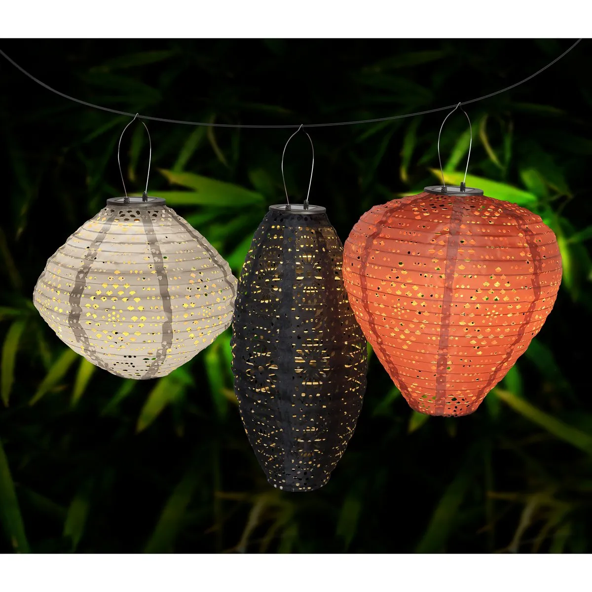 Rootz LED Lantern - Outdoor Lighting - Solar Lantern - Eco-Friendly - 20x20x40 cm