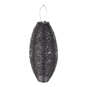 Rootz LED Lantern - Outdoor Lighting - Solar Lantern - Eco-Friendly - 20x20x40 cm