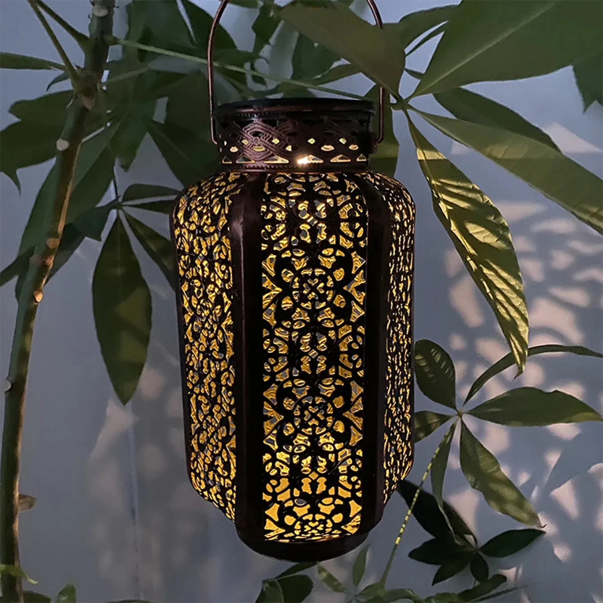 Royaleva Solar Hanging Lantern Outdoor - Vintage Pathway Light