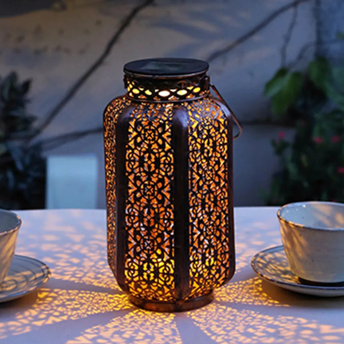Royaleva Solar Hanging Lantern Outdoor - Vintage Pathway Light